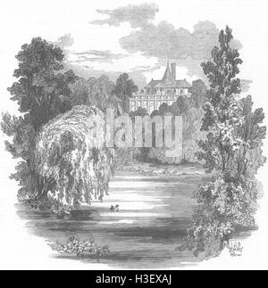 Pavillon de jardin de Londres, Buckingham Palace 1846. Illustrated London News Banque D'Images