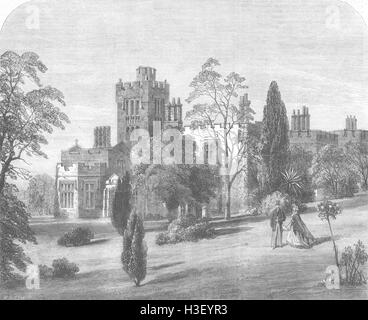 L'OIEAU St Clare, la princesse Alice et le Prince Louis mariage 1862. Illustrated London News Banque D'Images