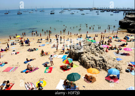 Praia da Rainha, Cascais, Lisboa, Lisbonne, Portugal Banque D'Images