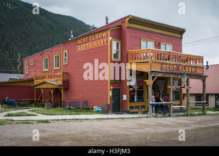 Vieux saloon/ bar/ restaurant à Silverton, Colorado, USA Banque D'Images