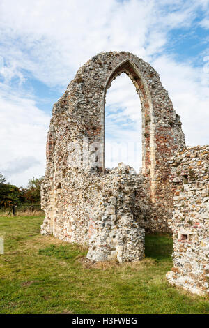 14e siècle ruines de Leiston, une abbaye de chanoines Premonastratensian Banque D'Images