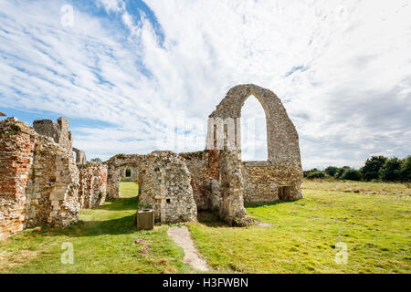 14e siècle ruines de Leiston, une abbaye de chanoines Premonastratensian Banque D'Images