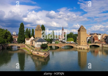 Strassburg im Elsass, Frankreich - skyline Strasbourg en Alsace, France Banque D'Images
