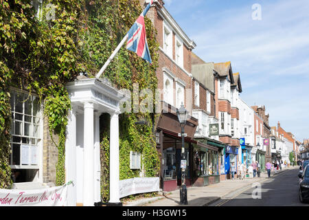 High Street, Rye, East Sussex, Angleterre, Royaume-Uni Banque D'Images