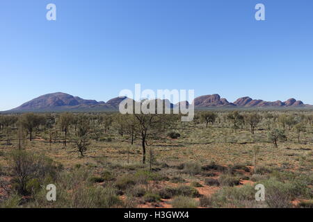 Kata Tjuta Rock Formation dans le Territoire du Nord, Australie Banque D'Images