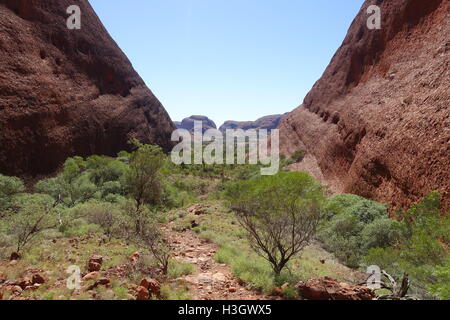 Kata Tjuta Rock Formation dans le Territoire du Nord, Australie Banque D'Images