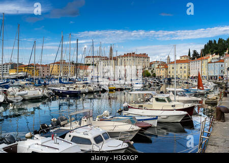 Marina de Piran en Slovénie Banque D'Images