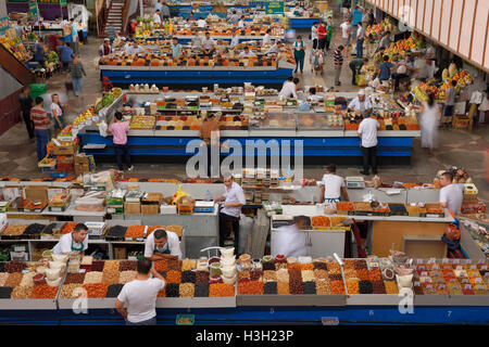 Sommaire des fruits secs à Almaty Kazakhstan Bazar vert Banque D'Images