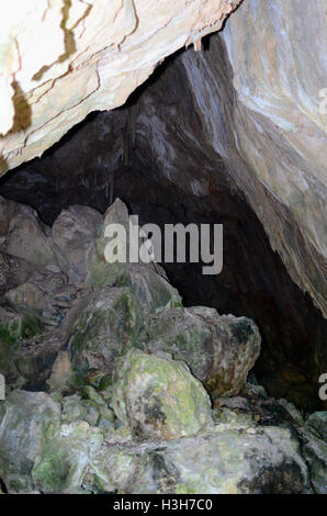 Cavernes et mines autour de la Grèce Banque D'Images