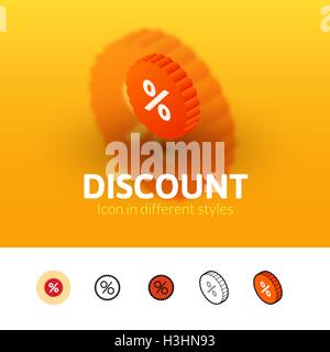 L'icône remise dans un style différent Illustration de Vecteur