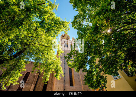 Dans l'église de la ville de Grenoble Banque D'Images