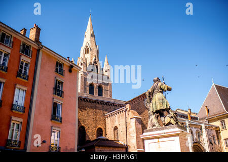 Dans l'église de la ville de Grenoble Banque D'Images