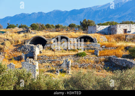 Aptera antique sur l'île de Crète. Grèce Banque D'Images