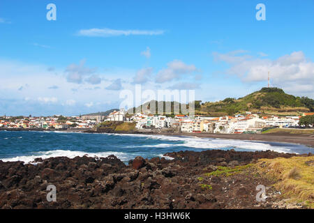 Praia das Milicias milices (plage) près de Ponta Delgada, île de Sao Miguel, Açores, Portugal Banque D'Images