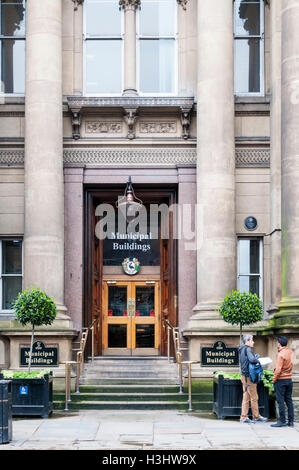 Les bâtiments municipaux sur Dale Street sont le principal centre administratif pour Liverpool City Council. Banque D'Images