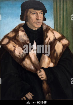 Barthel Beham (1502-1540), Portrait de Ruprecht Stüpf, 1528. Banque D'Images