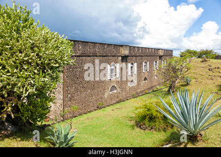 Fort Napoléon à Terre-de-Haut, Les Saintes, l'île de La Guadeloupe Banque D'Images
