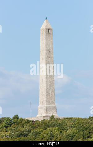 High Point, Monument construit pour honorer les anciens combattants, est situé à High Point State Park à Montague, New Jersey. Banque D'Images