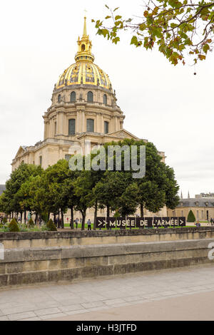 La Cathédrale de Saint-Louis-des-Invalides de l'Armée de Paris, France. Banque D'Images