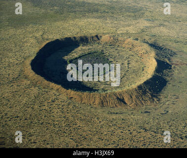 Meteor Crater Wolfe Creek, par antenne, Banque D'Images