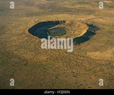 Meteor Crater Wolfe Creek, par antenne, Banque D'Images