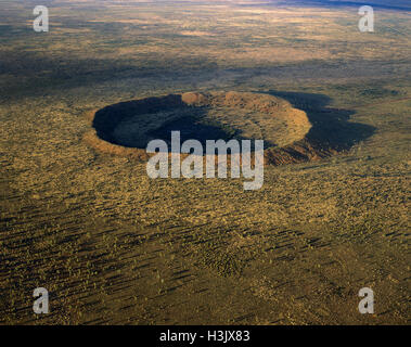 Meteor Crater Wolfe Creek, par antenne, Banque D'Images