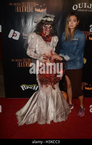 Los Angeles, CA, USA. 09Th Oct, 2016. Jamie Chung au 8e sommet annuel Los Angeles Haunted défilé tapis noir à l'Observatoire Griffith à Los Angeles, Californie le 9 octobre 2016. Crédit : David Edwards/media/Alamy Punch Live News Banque D'Images