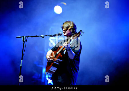 BILBAO, ESPAGNE - 31 OCT : Tremper (band) performance live à Bime Festival le 31 octobre 2014 à Bilbao, en Espagne. Banque D'Images