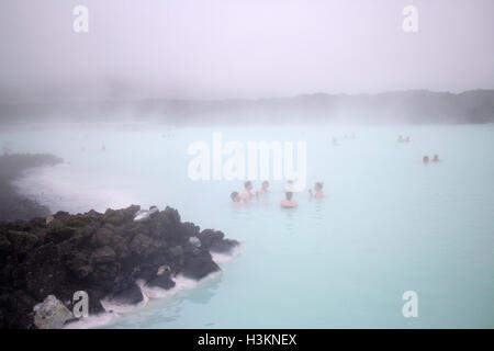 Le Blue Lagoon Iceland Banque D'Images