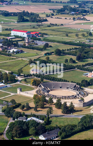 La ville de Xanten, dans la région du Bas Rhin, l'Allemagne, parc archéologique, une ancienne colonie romaine, aujourd'hui un musée vivant, Banque D'Images