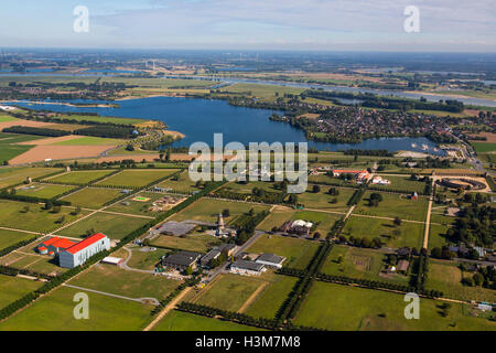 La ville de Xanten, dans la région du Bas Rhin, l'Allemagne, parc archéologique, une ancienne colonie romaine, aujourd'hui un musée vivant, Banque D'Images