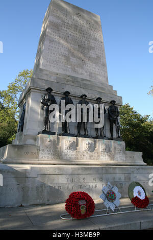 Les Gardes Memorial, Horse Guards Parade, Whitehall, Londres, Royaume-Uni. L'Europe. Banque D'Images