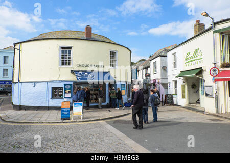 Les champions du monde, Cornish Chough Bakery à Padstow, Cornwall. Banque D'Images