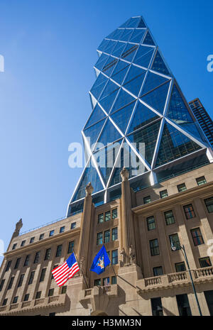 Hearst Tower à New York City Banque D'Images