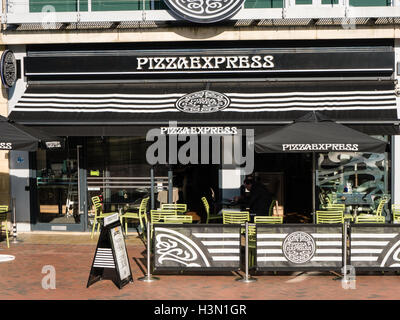 Pizza Express, l'Oracle, Reading, Berkshire, England, UK,GO. Banque D'Images