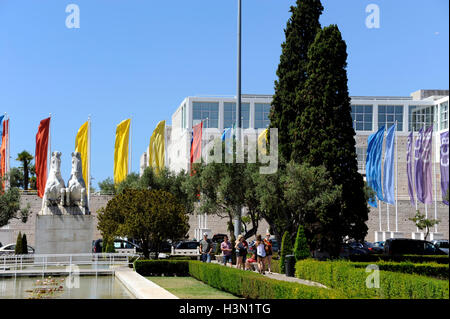 Museu Colecao Berardo, art moderne et contemporain, Centro Cultural de Belém, BCC, Vittorio Gregottiand Manuel Salgado architecte Banque D'Images