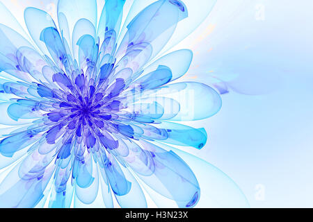 Abstract fractal flower Banque D'Images