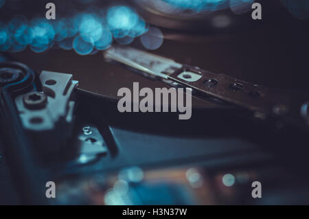 La plaque d'enregistrement de jetons avec des lumières à fibres optiques Banque D'Images