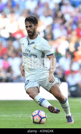 Isco (Real Madrid) en action pendant la match de la LIGA entre le Real Madrid et SD Eibar joué au Stade Santiago Bernabeu, Madrid - Photo : J.M.Colomo Cordon Press Banque D'Images