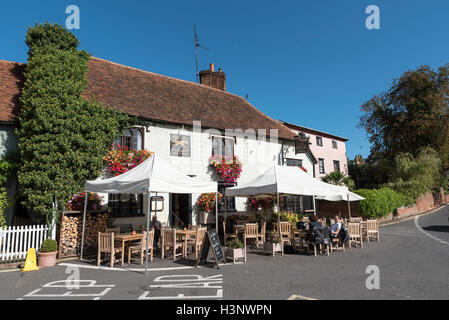 The Fox Inn Essex Angleterre 2016 Finchingfield Banque D'Images