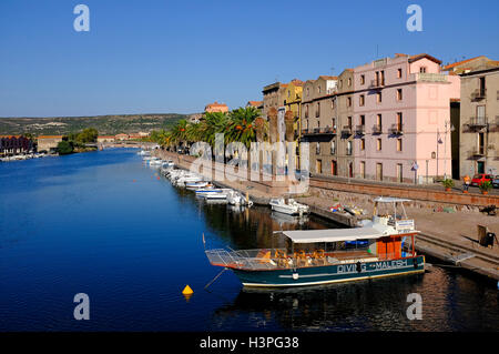 Bosa, Sardaigne, Italie Banque D'Images