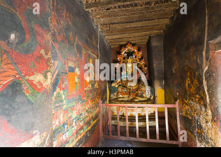 Chörten dans le monastère de Gyangtse, Tibet, Chine. Banque D'Images