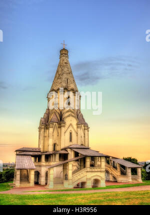 Église de l'Ascension à Kolomenskoye, un site du patrimoine mondial à Moscou Banque D'Images