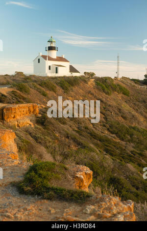 Le phare de Point Loma Cabrillo National Monument Côte du Pacifique Banque D'Images