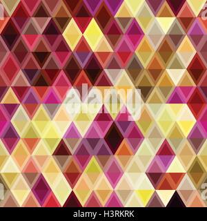 Résumé motif triangle géométrique colorée. Fond plat sans couture. Illustration de Vecteur