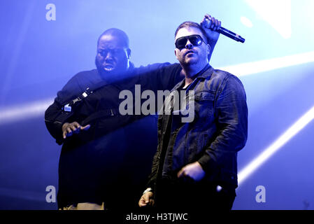 BARCELONA - 29 MAI : Exécuter les bijoux hip-hop américain (duo formé par El-P et Killer Mike) effectue au Primavera Sound 2015. Banque D'Images