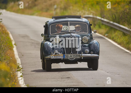 ADAC rallye de voitures anciennes Classic, Mittelrhein Wanderer W 23, construit en 1939, Bad Ems, Rhénanie-Palatinat, Allemagne Banque D'Images