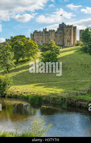 Château d'Alnwick, Northumberland, Angleterre Banque D'Images