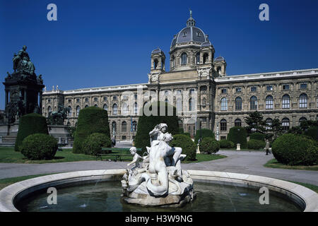 L'Autriche, Vienne, nature-historique, musée, parc, eh bien, l'Europe, la ville, capitale, ring road, point d'intérêt, d'un bâtiment, musée, style Renaissance, style architectural, de la Renaissance, construit en 1871 - 1891en dehors de la rue, les empereurs et k Banque D'Images