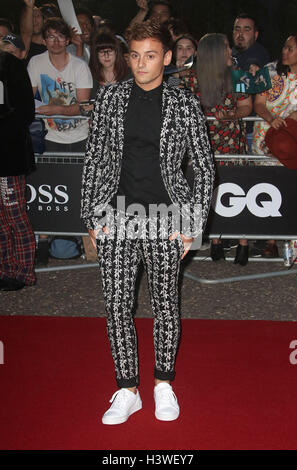 6 septembre 2016 - Tom Daley assistant à GQ Men of the Year Awards 2016 à la Tate Modern de Londres, au Royaume-Uni. Banque D'Images